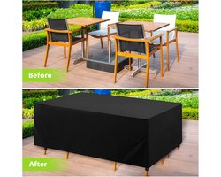 Candala waterdicht, winddicht, UV - bestendig Oxford - stoffen beschermhoes voor tuintafelmeubelsets,