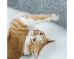 Candala Zelfklevende klimkat krabber anti-kras meubelbeschermers DIY Trimmable Cat Scratch Pad voor Bescherm Tapijten Sofa Muren Meubels, 30 x 100 cm (grijs)