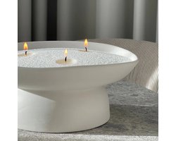 Candelus® Sand Wax Wit 1kg Inclusief Lonten Kerstcadeau – Kaarsenzand – Kaarsen Maken – Kaarsen – Kaarslont – Wax in Sandvorm – Kaarswas – 100% Plantaardig