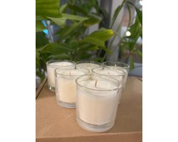 Candle Salon Starter Kit Restaurant – Kleine Kaarsen | 6 Glashouders + 9 Navullingen | Ideaal voor Tafelsetting