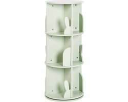 CANEY - Boekenkast draaibaar - Lichtgroen - MDF