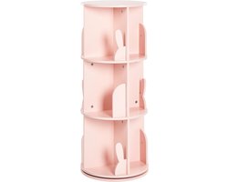 CANEY - Boekenkast draaibaar - Pastelroze - MDF