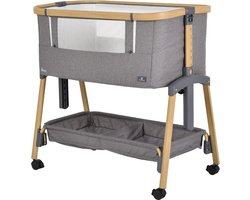 Cangaroo Amo Dark Grey Wieg Aan Bed