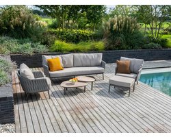 Cannes loungeset groot met Monroe koffietafels 4 Seasons Outdoor
