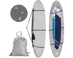 Canoe Cover - 420D Waterproof Kayak Storage Cover met Bandages en Schouderriemen - UV Bescherming - Zonnebrand Bescherming - Stofdeksel voor Vissersboot/Kayak/Canoe/Paddle Board (3.1~3.5m)
