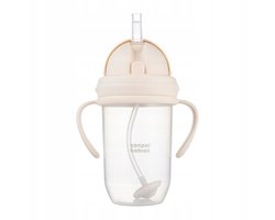 Canpol Baby | Rietjesbeker met Handvaten | met Flip-top verzwaard rietje | 270ml 270 ml