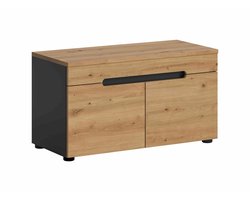 Canu bank Artisan NB Basaltgrijs NB - 37x80x45cm