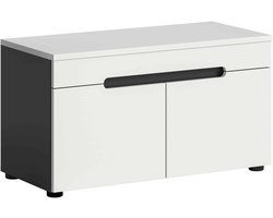 Canu bank wit NB Basaltgrijs NB - 37x80x45cm