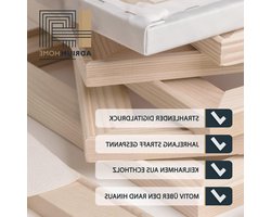 Canvas afbeelding - Wanddecoratie - Woonkamer aankleden - Gespannen spieraam - 100 x 70 cm - Multicolor