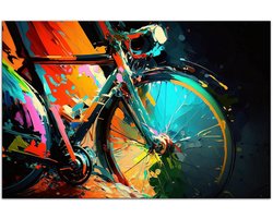 Canvas foto - Wanddecoratie schilderij - Woonkamer inrichten - Op spieraam gespannen - 120x80 cm - Meerkleurig