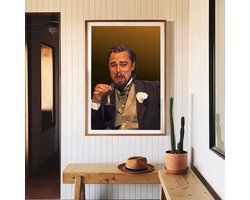 Canvas poster - Filmposter - Wijn meme poster - Iconische cheers scène - Humor poster - Muurposter - Binnenposter - Kado - Zonder lijst - Trendy wanddecoratie