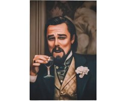 Canvas poster - Leo meme - muurposter - binnenposter - muur poster - Kado - Zonder lijst - Posters - Vintage posters - humor poster - Trendy