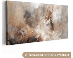 Canvas schilderij 160x80 cm - Abstract schilderijen op canvas - Kamer decoratie accessoires - Moderne schilderijen woonkamer - Wanddecoratie slaapkamer - Muurdecoratie keuken - Wanddoek interieur binnen - Woondecoratie huis