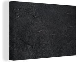 Canvas schilderij 30x20 cm - Wanddecoratie Industrieel - Beton - Grijs - Vintage - Rustiek - Muurdecoratie woonkamer - Slaapkamer decoratie - Kamer accessoires - Schilderijen op canvas