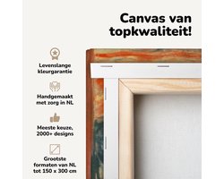 Canvas schilderij 30x40 cm - Wanddecoratie De schreeuw - Edvard Munch - Muurdecoratie woonkamer - Slaapkamer decoratie - Kamer accessoires - Schilderijen op canvas