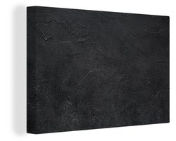 Canvas schilderij 90x60 cm - Wanddecoratie Industrieel - Beton - Grijs - Vintage - Rustiek - Muurdecoratie woonkamer - Slaapkamer decoratie - Kamer accessoires - Schilderijen op canvas