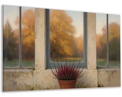 Canvas schilderij - Decoratie woonkamer - Impressionisme - Landelijk - Wanddecoratie - 150x100 cm