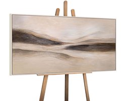 Canvas schilderij handgeschilderd trail of wind abstract – YS-Art Gallery – Luxe wanddecoratie voor woonkamer – Modern schilderij voor slaapkamer en hal