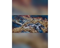 Canvas schilderij met frame modern 50 cm x 100 cm - schilderij - canvas - muurdecoratie - wall - deco - kunst - wanddecoratie - kader - wandschilderij - decoratief - interieur - huis - home - cadeau - geschenk - gift - verjaardag - nieuwjaar - kerst