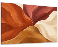 Canvas schilderij - Woonkamer - Kubistisch - Abstract - Kunst aan de muur hal - Accessoires kamer - Modern - 45x30 cm
