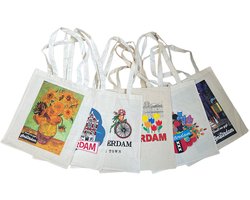 Canvas Tassen Mix 6 Stuks – Canvas Shopper Set – Katoenen Tassen – Herbruikbare Boodschappentas – Verrassingspakket uit 80 Designs – Tote Bag Cadeau Set – Duurzame Canvas Tas Dames & Heren