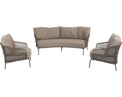 Capalbio stoel bank loungeset 3 delig terre 4 Seasons Outdoor