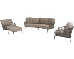 Capalbio stoel bank loungeset 4 delig terre 4 Seasons Outdoor