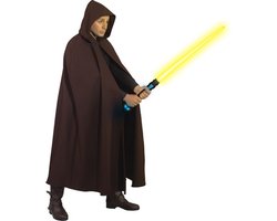 Cape met capuchon bruin one size