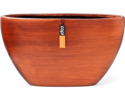 Capi Europe - Bloempot ovaal Retro Gold & Copper - 59x14x34 - Koper - Opening Ø55 - Bloempot voor binnen - 5 jaar garantie - BRTC841