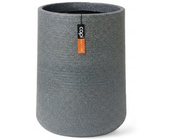 Capi Europe - Sandbag hoog Arc Granite - 76x100 - Antraciet - Bloempot Voor binnen en buiten - Beschikbaar in XL formaten - Breukbestendig - 100% Recyclebaar - Levenslang garantie - NATS8293