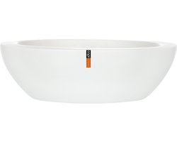 Capi Europe - Schaal laag Terrazzo - 34x9 - Wit - Bloempot voor buiten - WFL381