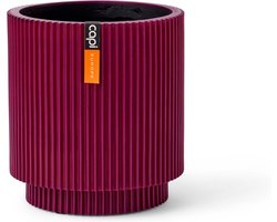 Capi Europe - Vaas cilinder Groove Colours - 15x17 - Paars - Opening Ø12.9 - Bloempot voor binnen - 5 jaar garantie - BGVP313
