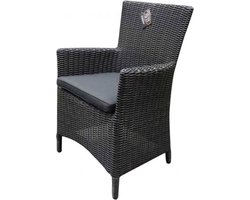 Capri dining tuinstoel antraciet