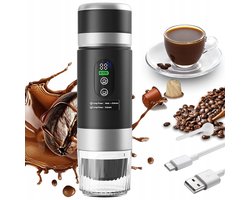 Capsule Koffiemachine - Koffiezetter - Draadloze 3-in-1 Koffiemachine - 20 Bar & Zelfverwarmend - 7500mAh Accu - Voor Camping, Auto & Thuis - Koffie onderweg