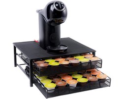 Capsulehouder - Keuken Organizer - Dolce Gusto - 2 Lades - 72 Cups