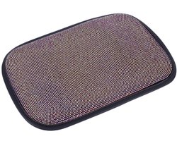 Car Diamond Armsteun Box Kussen Gepersonaliseerde autodecoraties Vuil en antislip (Black Colorful Diamond)