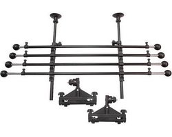 Car Plus Autohondenrek Universeel Staal/kunststof Zwart