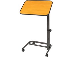 Careline Bedtafel beuk - Hoogteverstelbaar 76-105cm - Beuken
