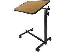 Careline bedtafel met wielen Beuken- blad 60,5x40.5cm