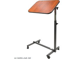 Careline bedtafel met wielen - blad 60,5x40.5cm