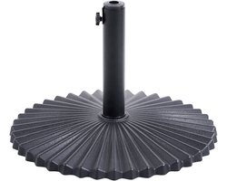CAREZZA - Parasolvoet - Zwart - Staal