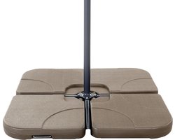 CARIA - Parasolvoet - Taupe - Synthetisch materiaal