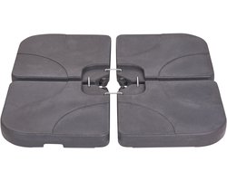 CARIA - Parasolvoet - Zwart - Synthetisch materiaal