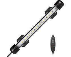 carmdering - Aquarium led verlichting -Aquarium verlichting of terrarium led verlichting. Lichtkleur blauw en wit apart in te stellen en te dimmen. Lengte led verlichting 20cm . Met timer voor automatische uitschakeling