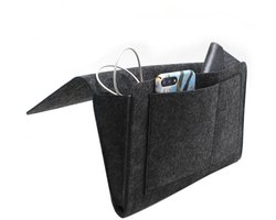 carmdering - Bedside opslag - Opbergzak voor naast bed - Bedside Pocket - Bed Organizer - Grote handige opbergzak voor aan je Bed, Bank of Kast- Nachtkastje