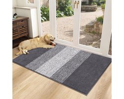 carmdering - Deurmat - Schmutzfangmatte - Vloerkleed - Uitstekende Vuilopname - Anti-Slip TPR Onderzijde - Microvezel - Stijlvol Kleurverloop - Beschermt Interieur - 1 Stuk