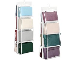 carmdering - Handtas Organizer Hangend 115 x 30 cm – 8 Vakken – Tassen Opberger voor Kledingkast – Ruimtebesparend