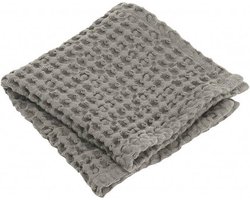 Caro Badtextiel Satellite | 30 x 30 set/2 cm | Donkergrijs / Bruin | Katoen