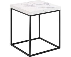 Carossa salontafel 40cm marmer decor wit.
