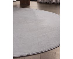 Carpetique Rond Vloerkleed - Ø200 cm – Taupe - Antislip – Japandi & Scandinavisch Woonkamer Tapijt